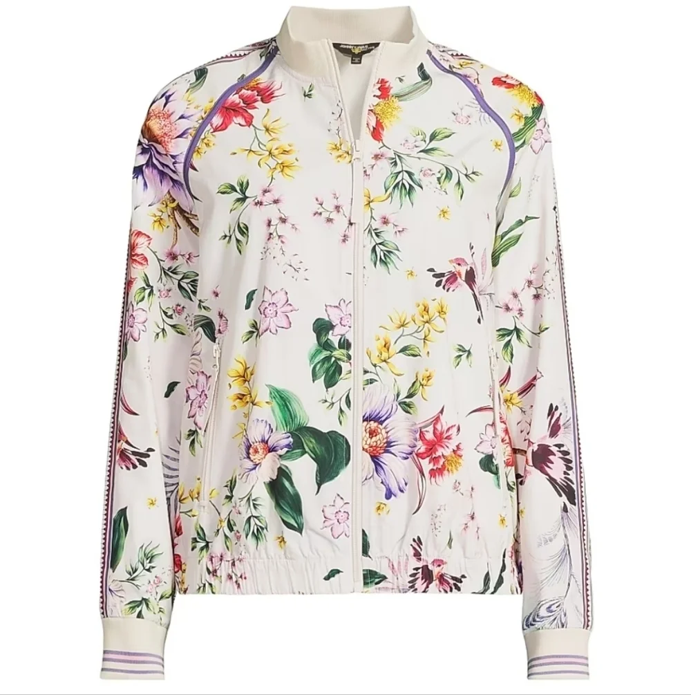 New Johnny Was Women's Bee Active Sporty Track Jacket - Willah XS NWT